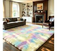 Tappeto Shaggy a Pelo Lungo Antiscivolo e Lavabile 130x300cm Sette Colori | Tappeto Camera Da Letto Colorato Morbido Peluche Per Soggiorno Camera Da Letto Porta D'Ingresso