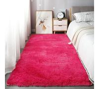 Tappeto Shaggy a pelo lungo morbido lavabile soffice tappeto per soggiorno camera da letto design moderno dimensioni 140x200cm