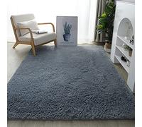Tappeto Shaggy a pelo lungo morbido lavabile soffice tappeto per soggiorno camera da letto design moderno dimensioni 140x200cm
