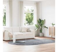 Tappeto Shaggy a Pelo Lungo NAVARRA Grigio Chiaro 300x200 cm