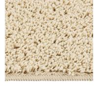 Tappeto Shaggy Crema 160x230 cm Antiscivolo