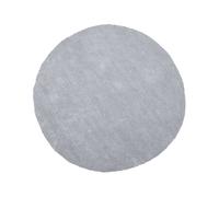 Tappeto shaggy grigio chiaro tondo ø 140 cm Demre