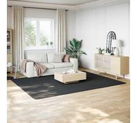vidaXL Tappeto Shaggy Nero 240x305 cm in Poliestere