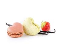 Tappeto Silicone Macaron Cuore Silikomart Heart Macarons 30x40 cm San Valentino