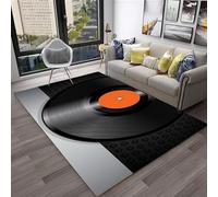 Tappeto, Soffice E Lavabile, Stampa 3D Disco Musicale In Vinile Vintage, Per Camera Da Letto Soggiorno Camera Dei Bambini Home Art Fashion Picture Decoration Tappeti, 120 X 180 Cm - Pulizia -1M1J3Y2U