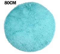 Tappeto Soffice Peluche Rotondo con Pelo Divano Coperta 1pcs Anti-scivolo