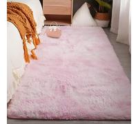 Tappeto Soggiorno 250 x 280 cm Antiscivolo Fondo Carpet Cameretta Camera Bambini Grande Fondo Antiscivolo per Soggiorno, Camera da Letto, Cucina e Corridoio, Rosa Chiaro