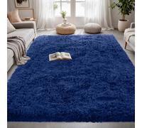 Tappeto Soggiorno 250 x 280 cm Morbido Moderno Scendiletto Camera da Letto Tappeti Dimensioni Diverse, con Fondo Antiscivolo per Interni, Cameretta Dei Bambini, Blu Scuro