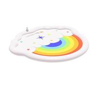 Tappeto Sprinkler Acqua - Tappeto Con Spruzzatori In PVC Per Bambini,Gioco Acquatico Antiscivolo Pieghevole per Cortile Campeggio Piscina e Giardino