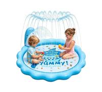 Tappeto Sprinkler Per Bambini,Giocattoli d'Acqua a Forma di Squalo 173 cm | Giocattoli Acquatici da Esterno | per Piccoli in Giardino Asilo Campeggio Spiaggia Cortile Prato Famiglie