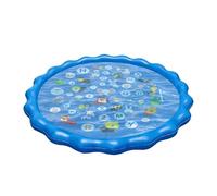 Tappeto Spruzzatore per Bambini Tappeto Piscina 100 cm con Lettere Inglesi
