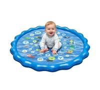 Tappeto Spruzzatore Tappeto Piscina 100 cm con Lettere Inglesi e Stampe di