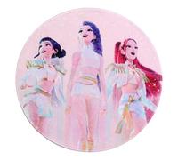 Tappeto stampato con forma originale “K-Pop Demon Hunters” con licenza ufficiale | Tappeto morbidissimo | Design “Starlight” | Perfetto per arredare la camera da letto o il soggiorno