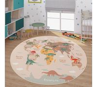 Tappeto Stanza Bambini Auto Bambini Motivo Con Animale Antiscivolo