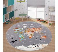 Tappeto Stanza Bambini Auto Bambini Motivo Con Animale Antiscivolo