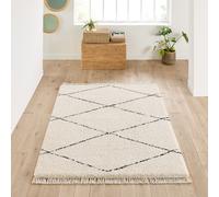 Tappeto stile berbero, Fatouh Beige 80 x 300 cm Etnico