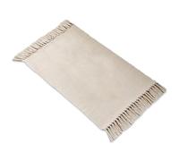 Tappeto stile Boho con nappa, tappeto runner beige a pelo basso 2x4FT, area moderna lavabile reversibile per lavello della cucina, lavanderia, camera da letto, decorazione per la porta d'ingresso