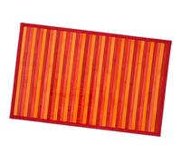 Emmevi Tappeto stuoia Bambù Degradè - pedana cucina legno antiscivolo 50x95 Rosso