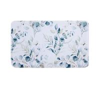 TAPPETO TAPPETINO PER ARREDO DA BAGNO 45 X 75 CM CON FANTASIA FIORI FOGLIE 87060