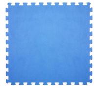 Tappeto Tappetino Puzzle Morbido per Piscina 60x60x0,8cm Antiscivolo 6PZ Blu