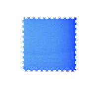 Tappeto Tatami Puzzle Bifacciale Rosso Blu - 100x100 cm, Spessore 2 cm