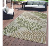 Tappeto tessuto liscio per interni ed esterni dal design floreale con taglio sag