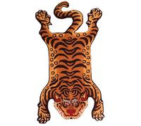 Tappeto tigre tibetano tappeto marrone modello animale tappeto accento tappet...