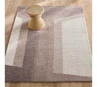 Tappeto tuftato a mano, in lyocell e lana, LUCE Grigio 160 x 230 cm