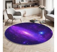 Tappeto Universo Fantasy Nebulosa Dei Sogni, Viola Scuro Antiscivolo Morbido Tappeti a pelo basso Per Soggiorno Camera Da Letto Cucina Divano - 180cm Lavabile Tappeto