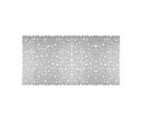 Tappeto vasca Mod. Sassolini antiscivolo con ventose 36x72 cm in PVC trasparente