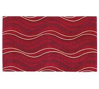 Tappeto Velour con Retro Antiscivolo Modello Altea 65x110 cm (Set 2 tappeti) Rosso