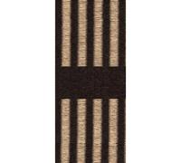 Tappeto Woodnotes A Righe Cut , 140x200 Cm, in Filato di Carta/ Nero