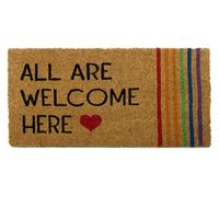 Tappeto Zerbino Cocco Antiscivolo Ingresso Casa Allegro All Are Welcome Here