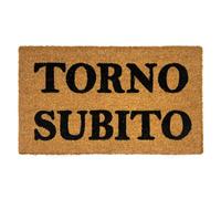 Tappeto Zerbino Cocco Antiscivolo Ingresso Casa Allegro Torno Subito