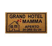Tappeto Zerbino Cocco Antiscivolo Ingresso Casa Funny Disegno Grand Hotel Mamma