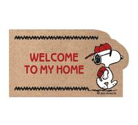 Tappeto Zerbino Ingresso Gomma Antiscivolo Resistente Fantasia Snoopy Welcome