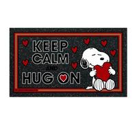 Tappeto Zerbino Ingresso Gomma Antiscivolo Resistente Fantasia Snoopy Welcome