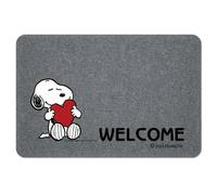 Tappeto Zerbino Ingresso Gomma Antiscivolo Resistente Fantasia Snoopy Welcome