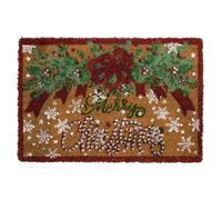 Tappeto zerbino natalizio in cocco stampato antiscivolo 40x60 cm Natale 7131