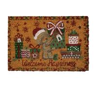 Tappeto zerbino natalizio in cocco stampato antiscivolo 40x60 cm Natale 7131