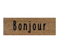 Tappeto zerbino rettangolare Douceur d’Intérieur fondo gommato 25x75 cm 4227