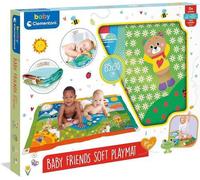Clementoni Tappeto Baby Friends Soft Playmat Neonato per Favorire Gattonamento 0