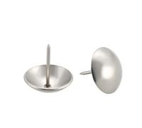 tappezzeria chiodi chiodini perni mobili 25mm/1" Capo dia perno a spinta 50pz