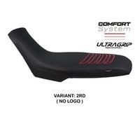 Tappezzeria Italia Rivestimento sella compatibile Aprilia Tuareg 660 (21-23) modello Boras comfort system NO LOGO 2RD (rosso)