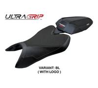 Tappezzeria Italia Rivestimento sella compatibile - Aprilia Tuono 457 2025 - mod Vignesh Ultragrip CON LOGO TR (tricolore)