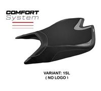 Tappezzeria Italia Rivestimento sella compatibile - Aprilia Tuono V4 Factory 2021-2025 - mod Nashua Comfort System 3RD (rosso) CON LOGO