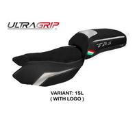 Tappezzeria Italia Rivestimento sella compatibile - Benelli TRK 502 2017-2025 - mod Merida Ultragrip 3BL (nero) CON LOGO