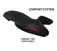 Rivestimento sella Mogan comfort system Rosso RD+logo T.I.BMW F 650 GS 2000>2007