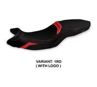 Tappezzeria Italia Rivestimento sella compatibile BMW F 900 XR (19-23) modello Arima CON LOGO 1RD (rosso)