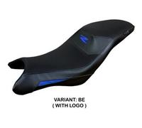 Tappezzeria Italia Rivestimento sella compatibile BMW G 310 R (21-24) modello Raven CON LOGO BE (blu)
